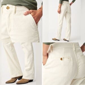 Faherty Endless‎ Cord Pants In Ivory Sz 27